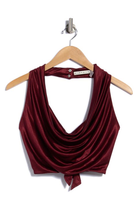 Ayanna Cowl Neck Halter Top