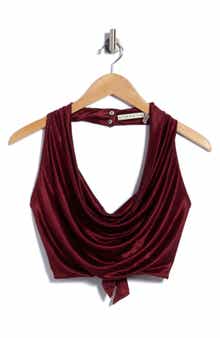Ayanna Cowl Neck Halter Top