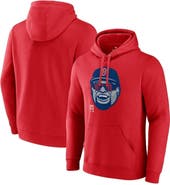 FANATICS Men's Fanatics Branded David Ortiz Red Boston Red Sox Big Papi Portrait Fitted Pullover Hoodie