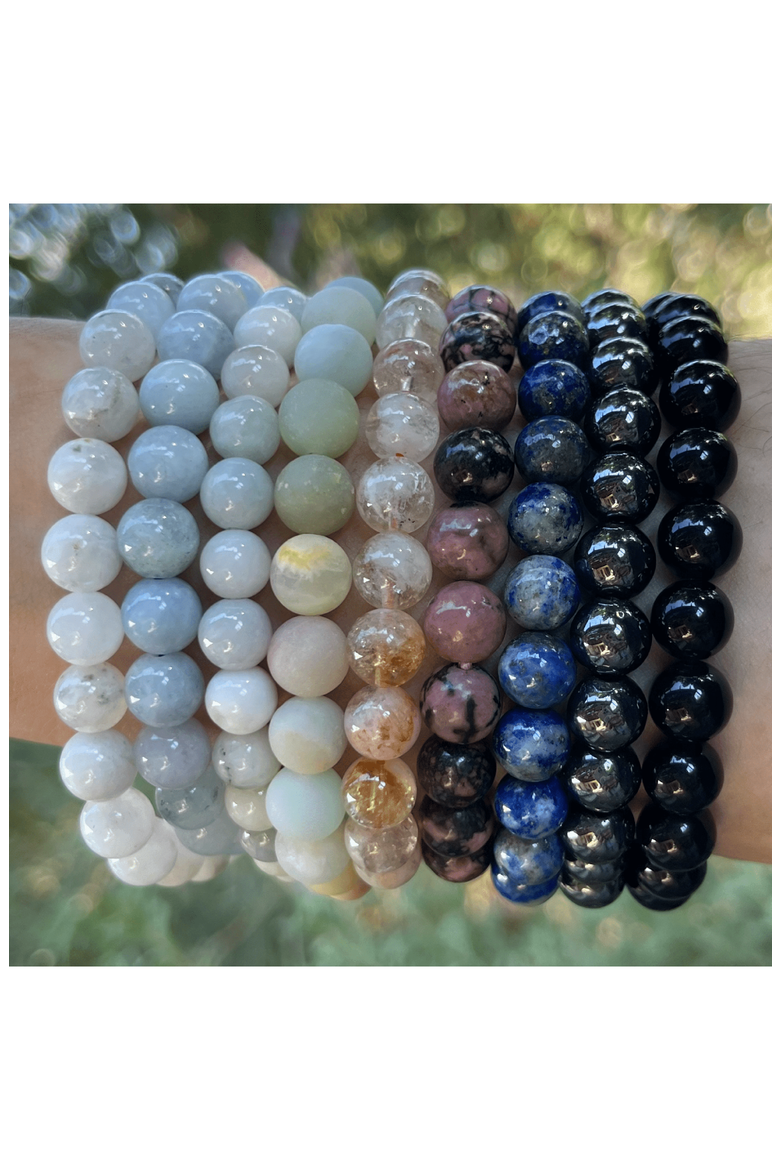 Crystal Healing Beaded Bracelet, Alternate, color, Jade
