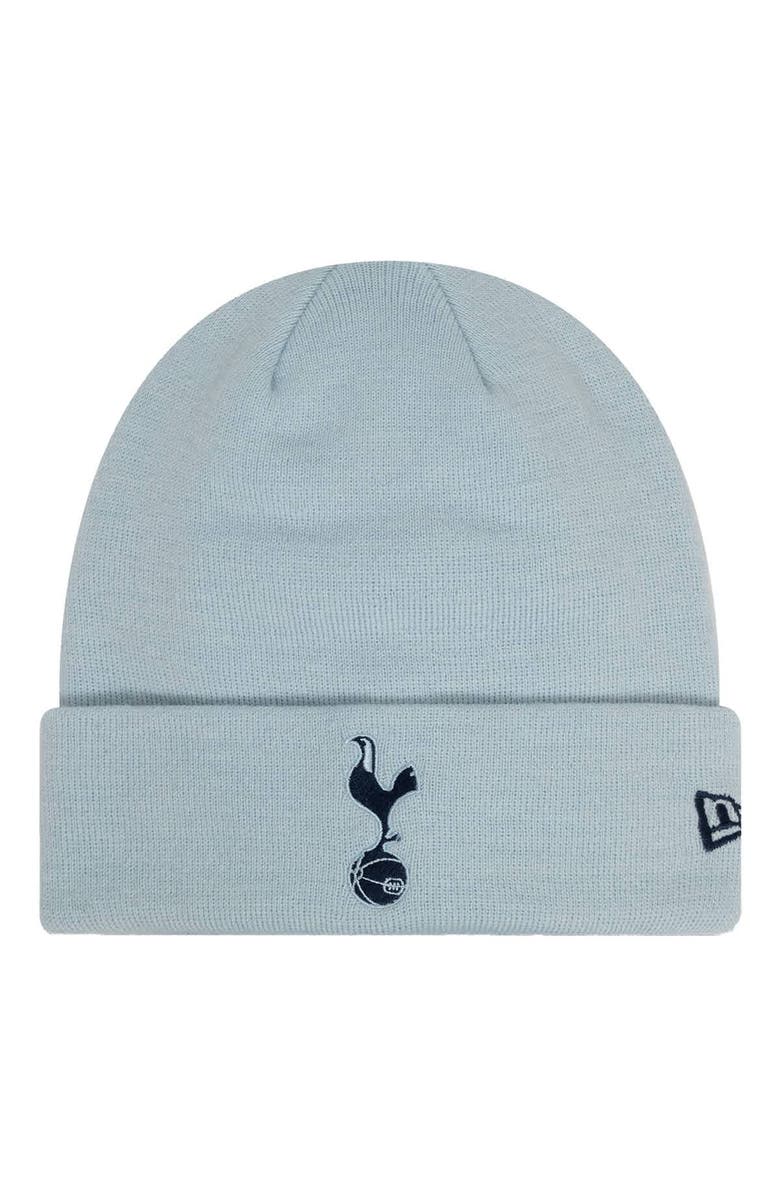 New Era Men's New Era Light Blue Tottenham Hotspur Seasonal Cuffed Knit Hat, Main, color, 