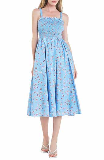 Smocked Floral Sundress