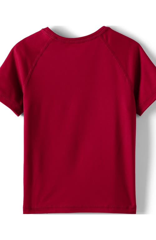 Lands' End School Uniform Kids Short Sleeve Active Tee In Red
