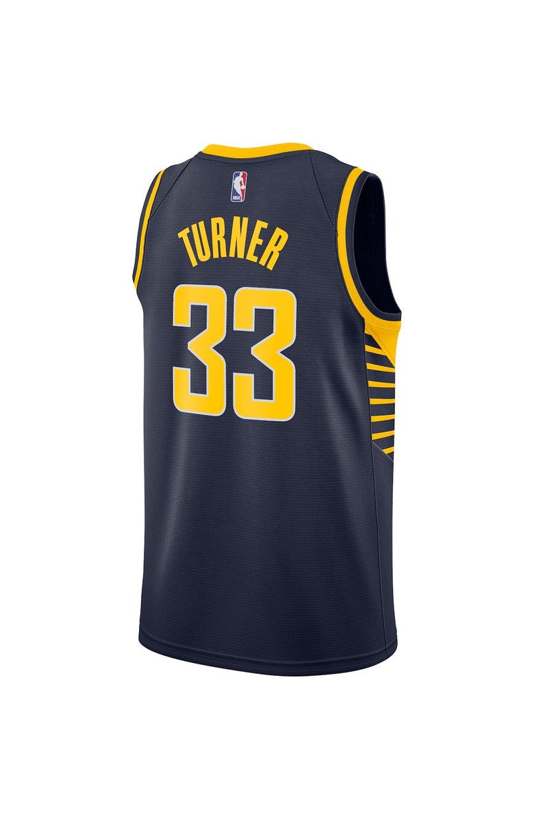 Nike Men's Nike Myles Turner Navy Indiana Pacers Swingman Jersey - Icon Edition, Alternate, color, 