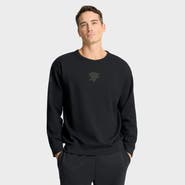 FANATICS Men's Fanatics Black Pittsburgh Penguins Authentic Pro Road Tri-Blend Sweatshirt