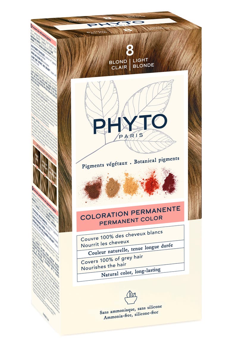 Phytocolor Permanent Hair Color, Main, color, 8 LIGHT BLONDE