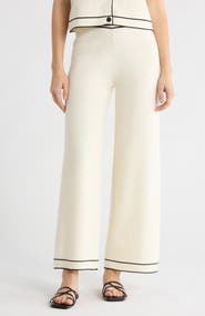 ELIE ELIE TAHARI Piped Sweater Pants