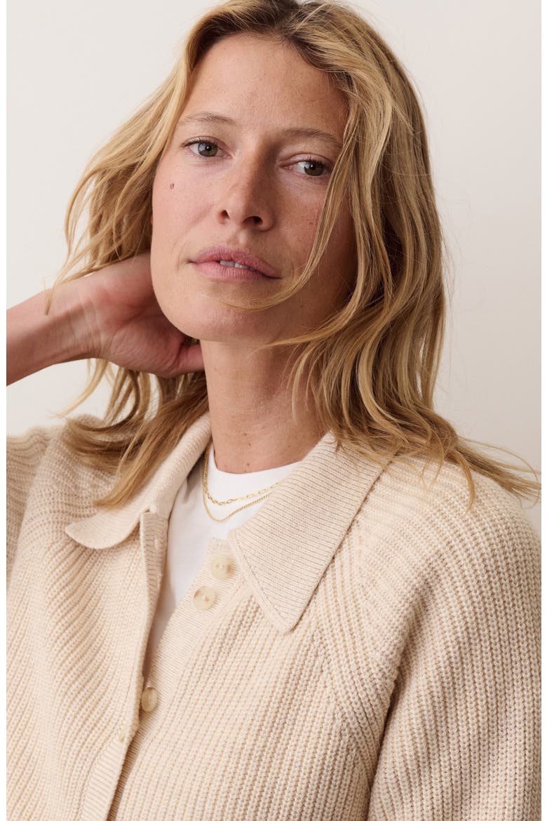 Parker Collared Cardigan, Alternate, color, OATMEAL