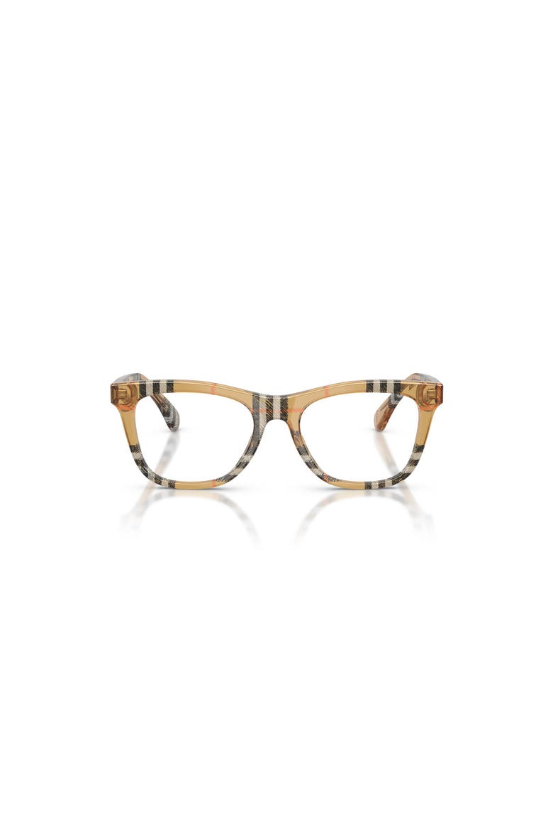 47mm Square optical glasses, Alternate, color, Brown