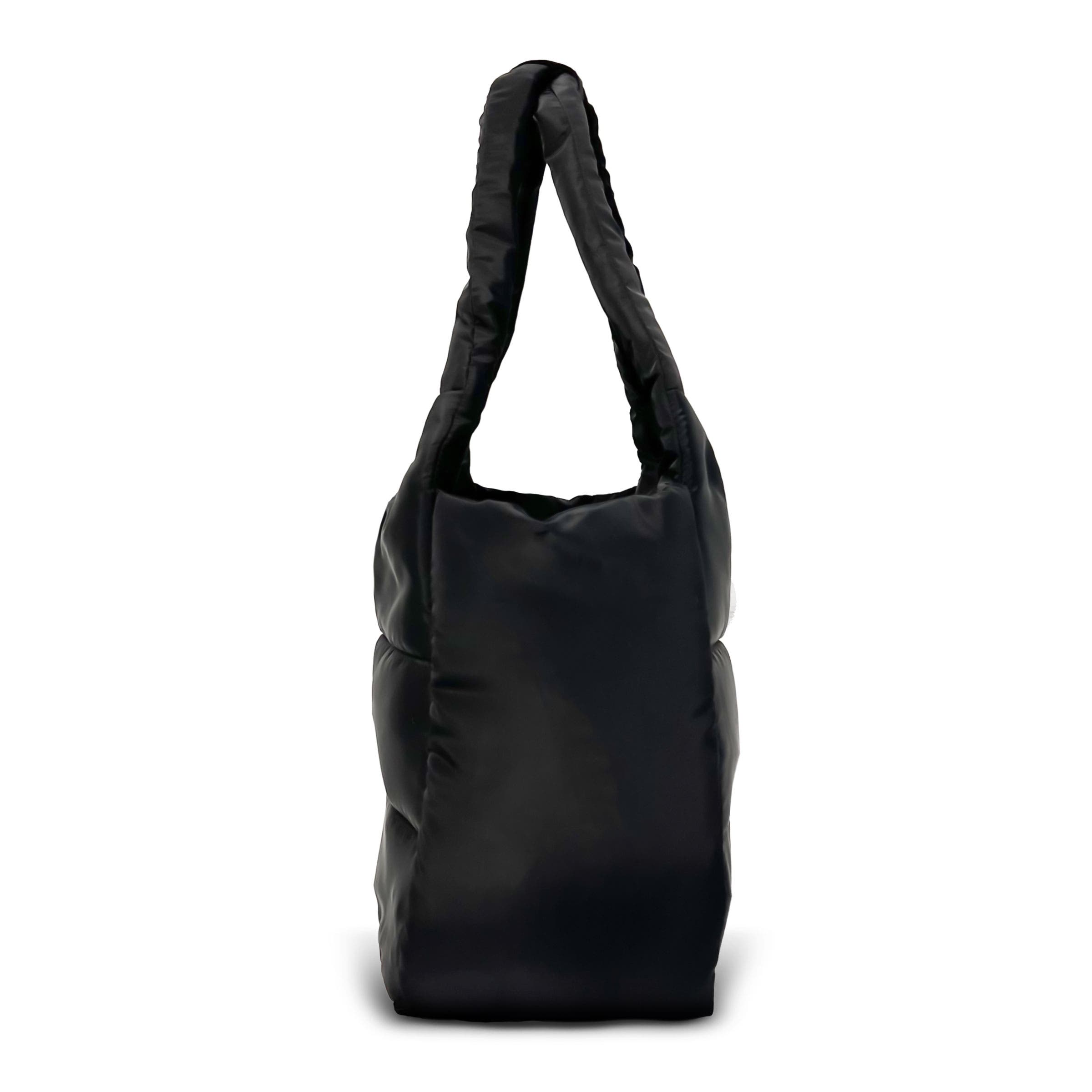 Youzey The Astra Puffy Crossbody Tote, Alternate, color, Black