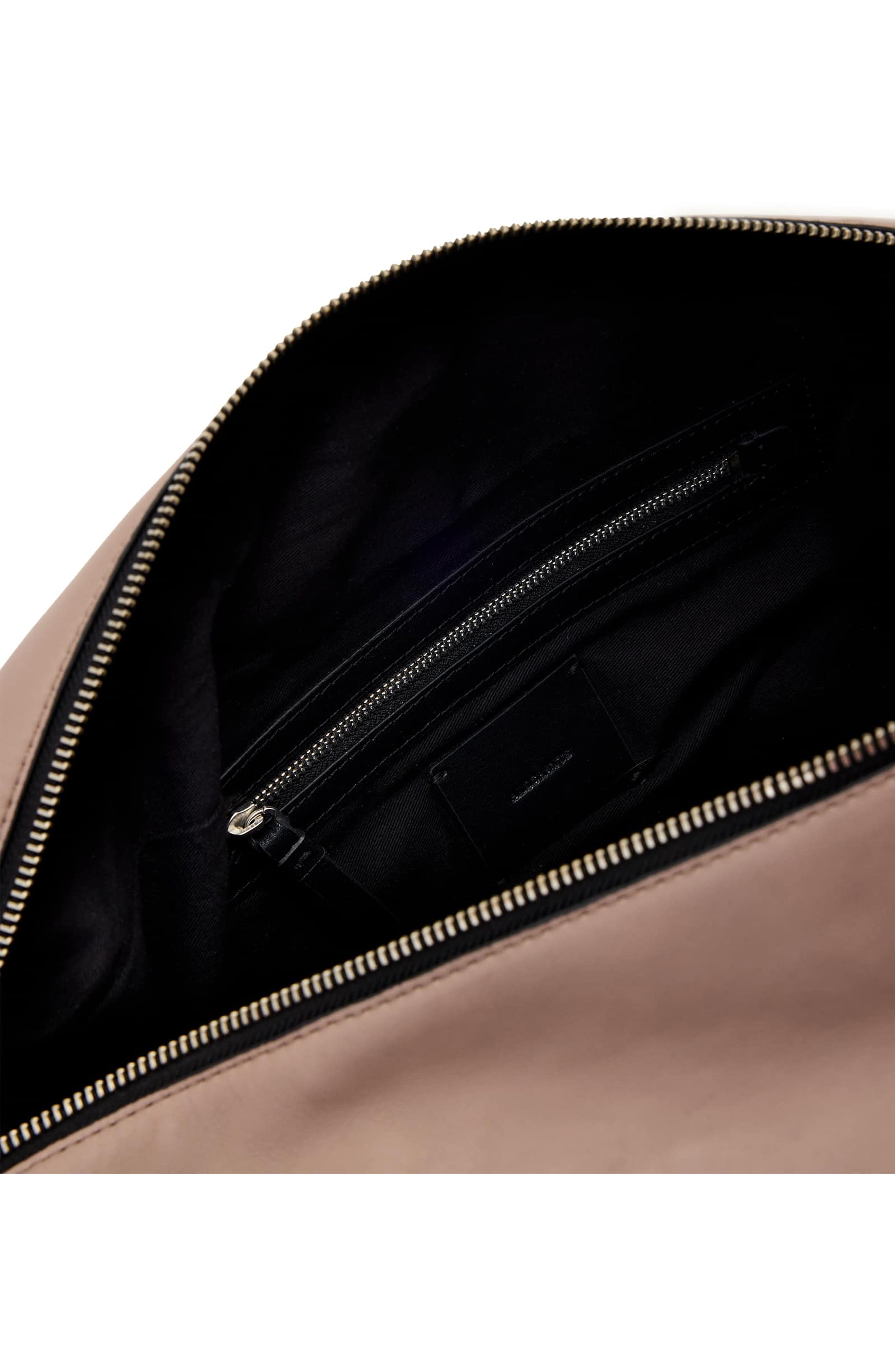Luna Leather Shoulder Bag, Alternate, color, MOCHA BROWN