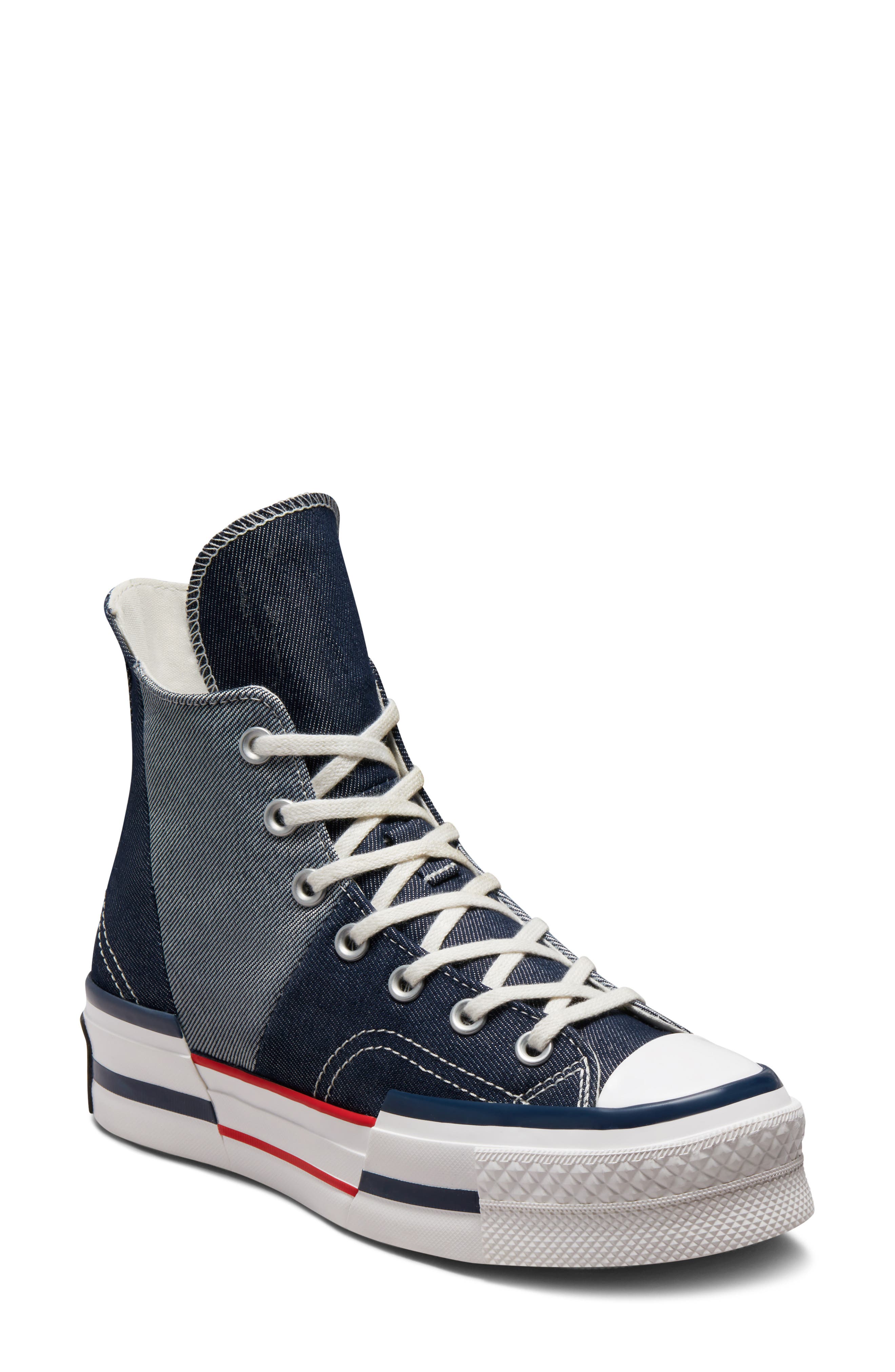 Chuck Taylor® All Star® 70 Plus High Top Sneaker, Main, color, OBSIDIAN/ WHITE/ OBSIDIAN