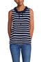  Deep Sea Navy Clean Stripe