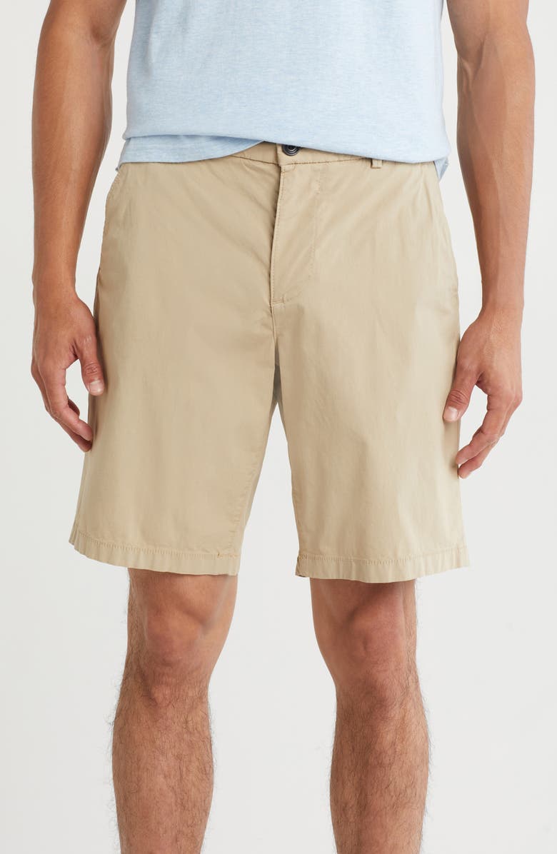 7 For All Mankind Slimmy Chino Shorts, Main, color, Khaki