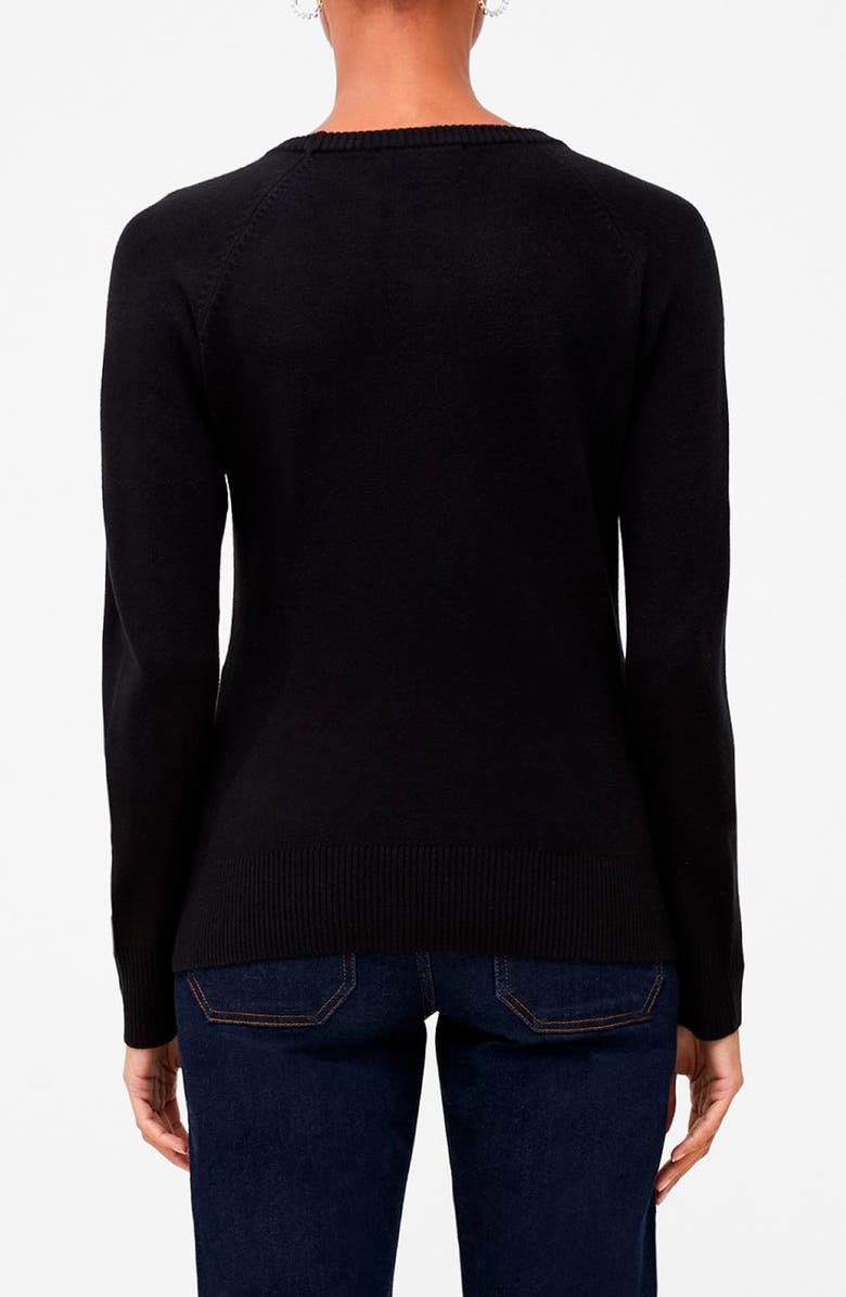 French Connection Babysoft Raglan Crewneck Sweater, Alternate, color, 