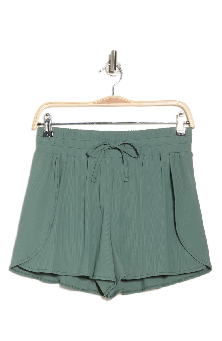Z by Zella Open Matchpoint Shorts, Alternate, color, Green Tree