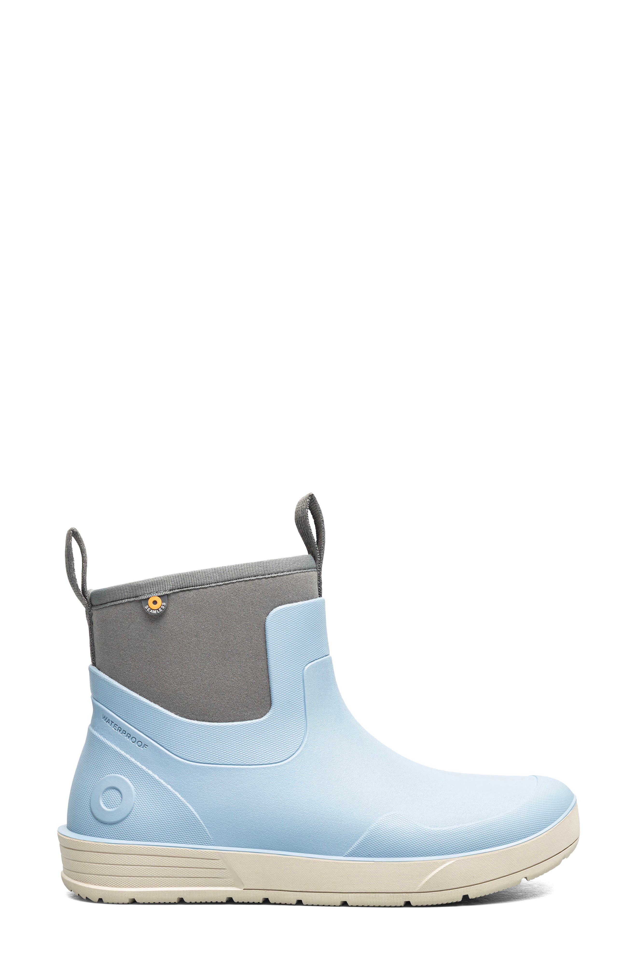 Rockaway Seamless Waterproof Chelsea Rain Boot, Alternate, color, SKY BLUE MULTI