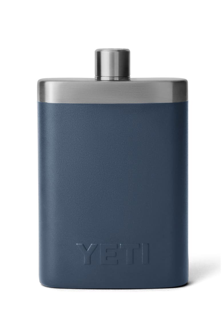Stainless Steel Flask, Alternate, color, NAVY