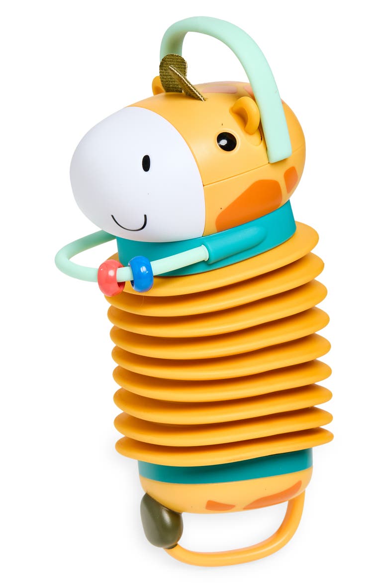 Jungle Beats Giraffe Accordion, Main, color, YELLOW