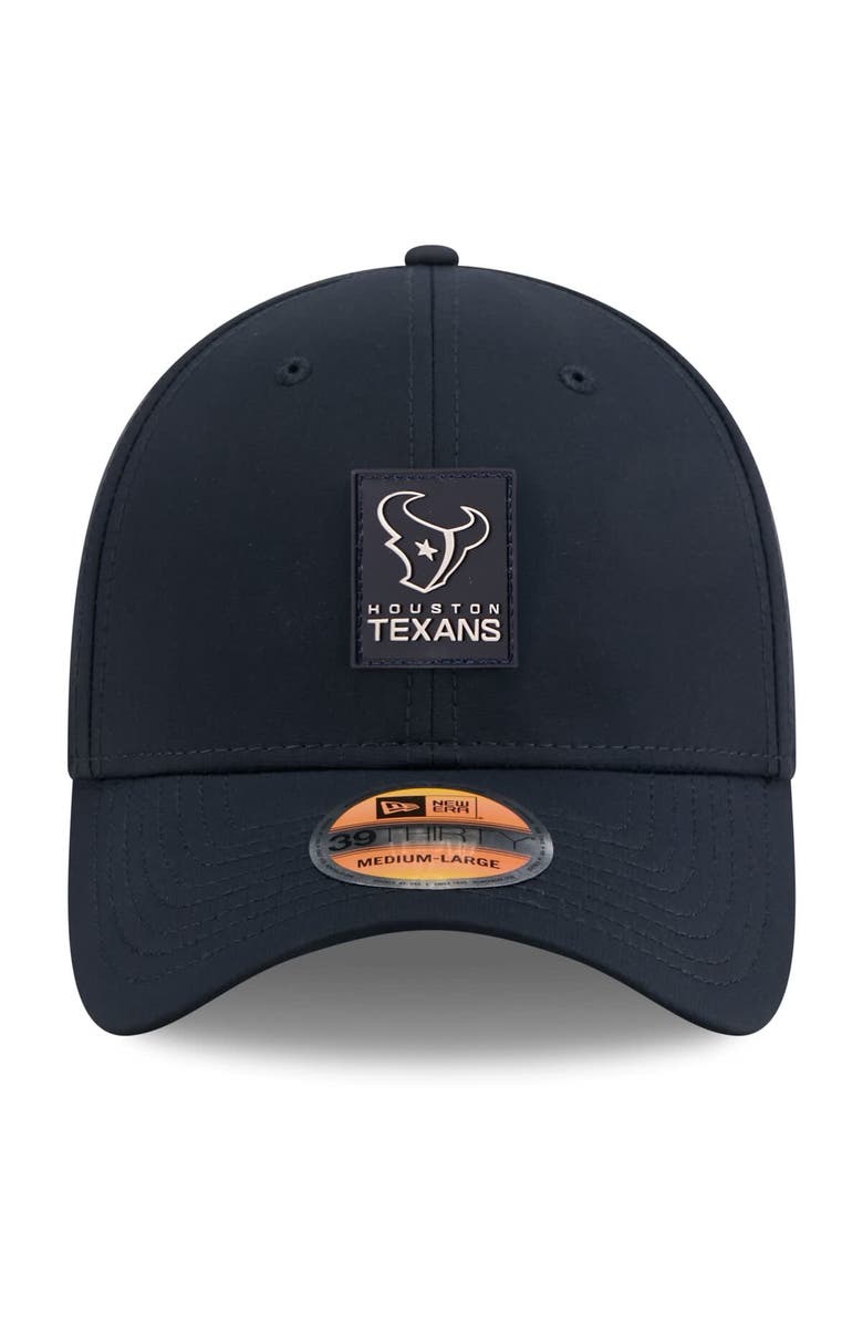New Era Men's New Era Navy Houston Texans 2025 Sideline 39THIRTY Flex Hat, Alternate, color, Navy