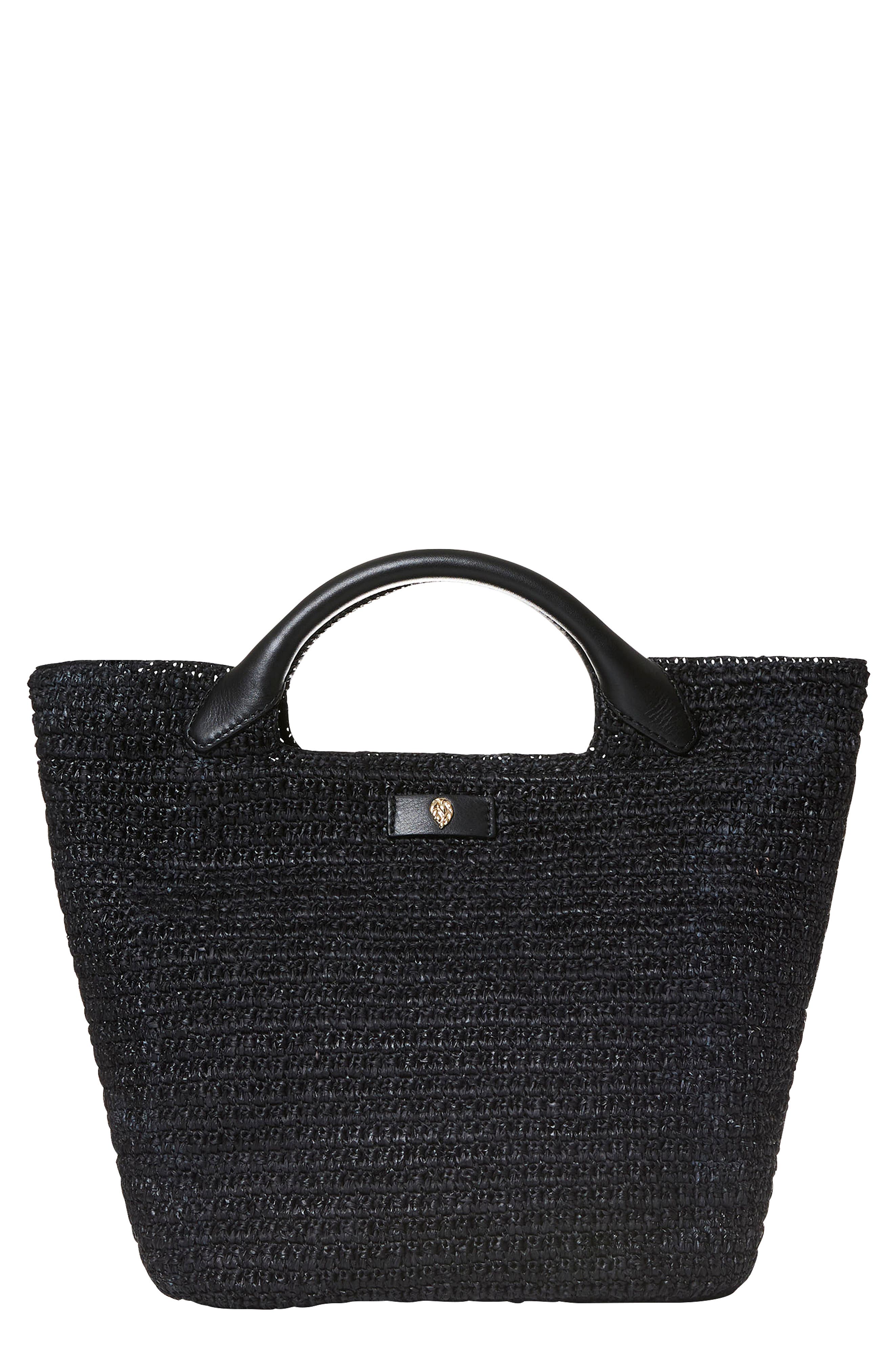 Helen Kaminski Small Raffia Basket Tote, Main, color, 