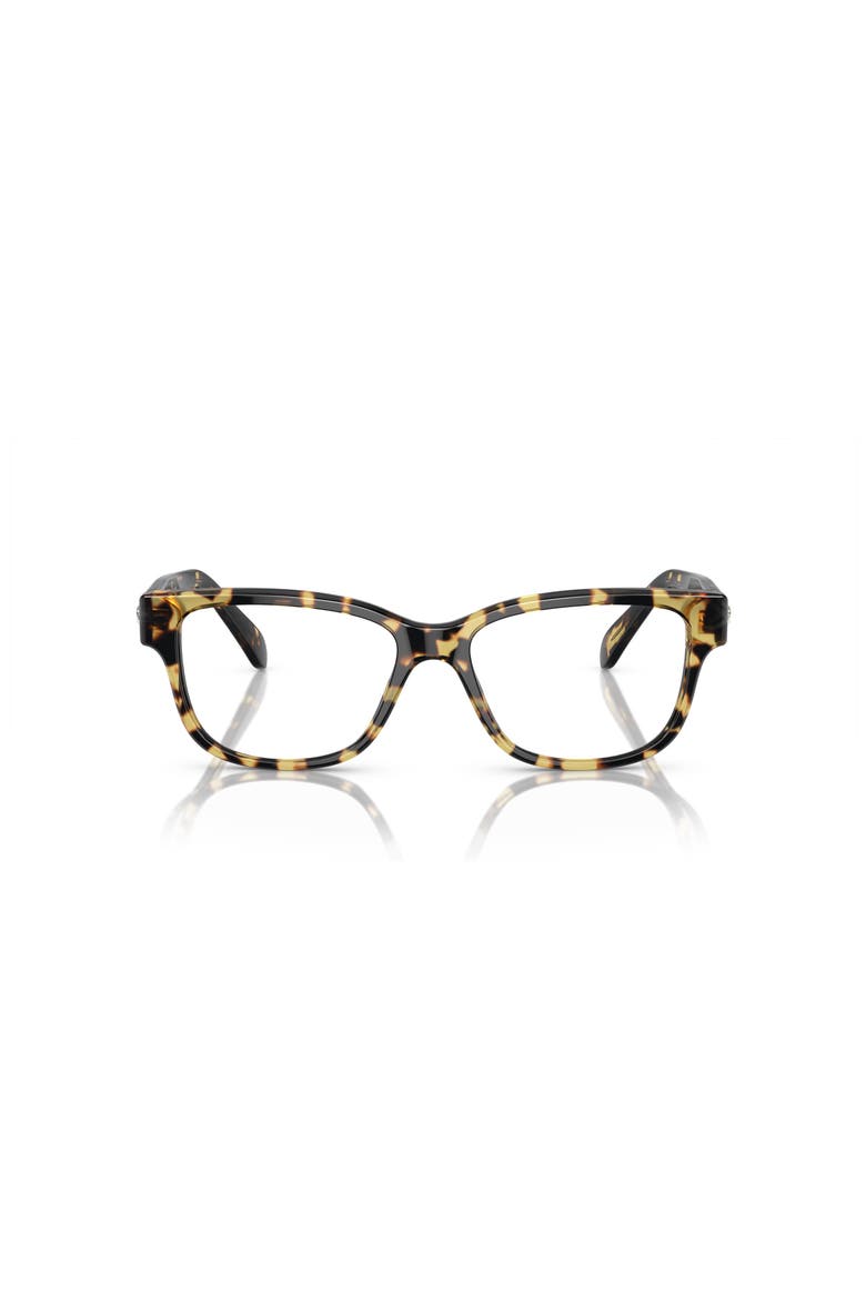 54mm Rectangle optical glasses, Alternate, color, Brown