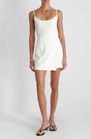 French Connection Whisper Asymmetric Hem Minidress