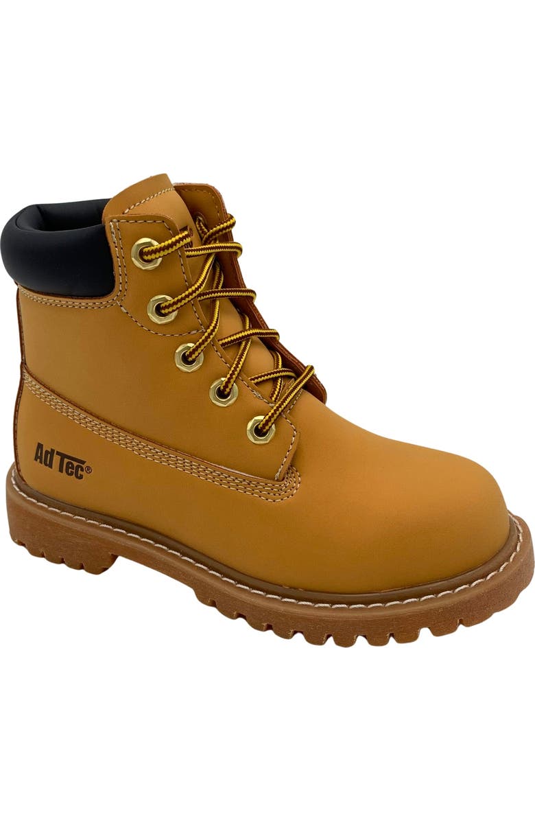 AdTec Forester Work Boots, Main, color, Wheat