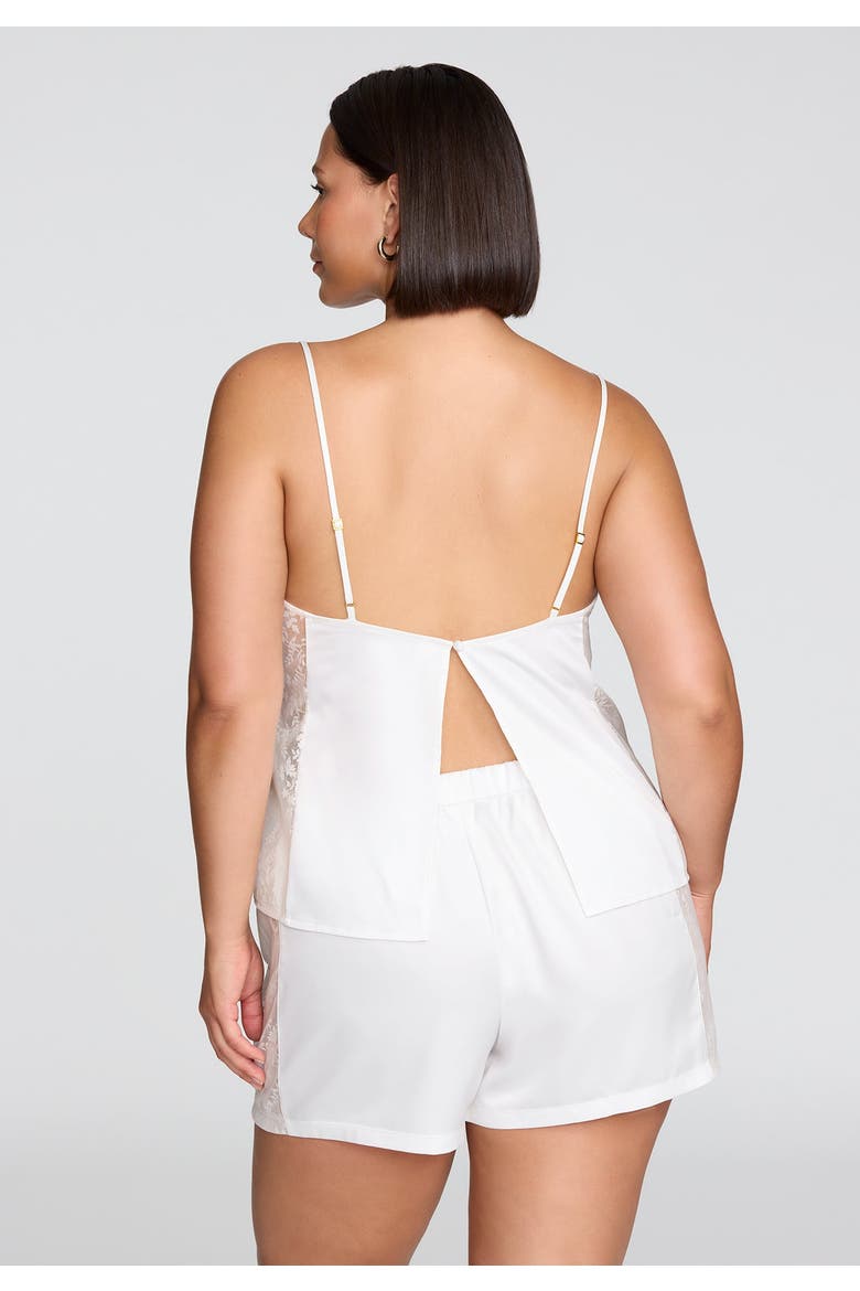 The Lace Panel Tank, Alternate, color, SALT