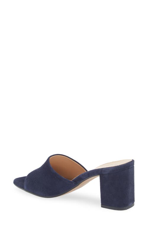 Cordani Irina Slide Sandal In Navy Suede