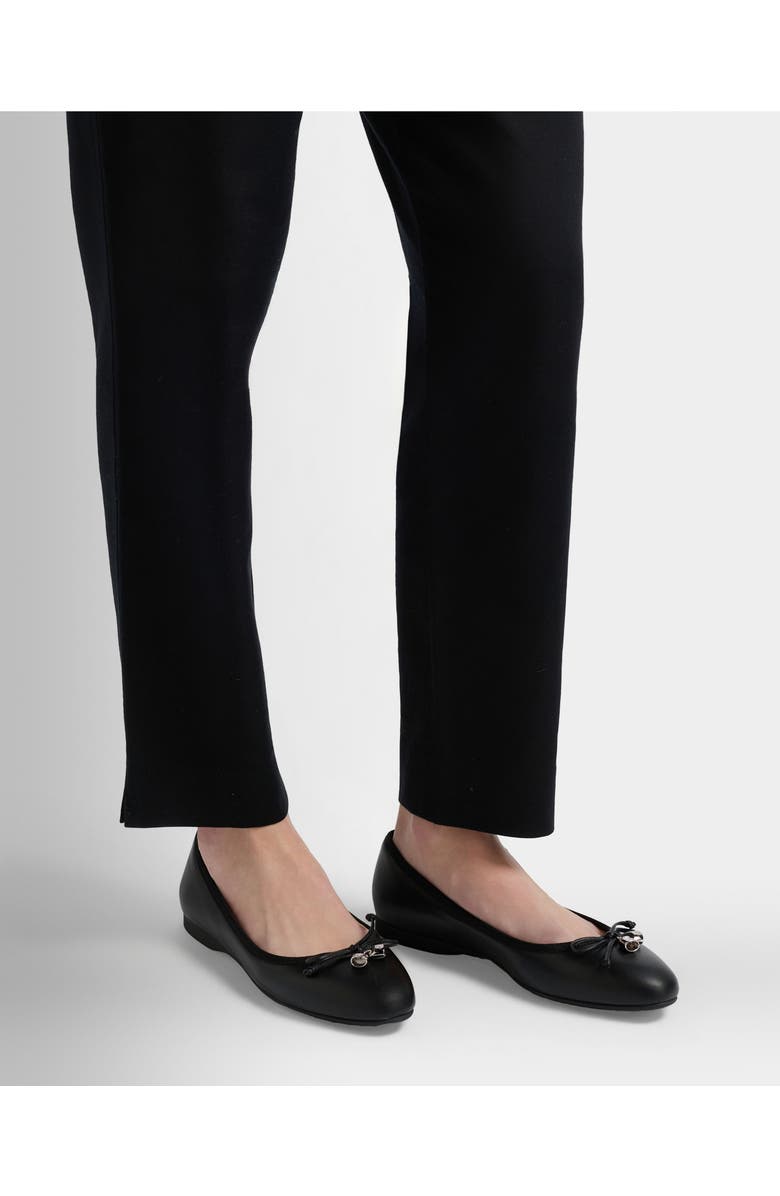 Bally Calf Leather Ysla Ballet Flat, Alternate, color,