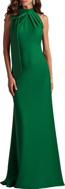 Tadashi Shoji Bow Detail Sleeveless Gown