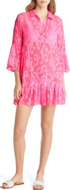 Lilly Pulitzer® Jacquard Cover-Up Shirtdress