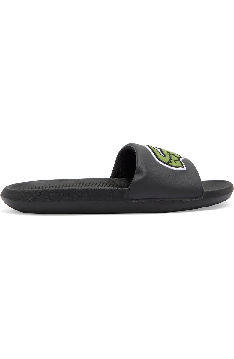 Lacoste Croco Slide Sandal, Alternate, color,