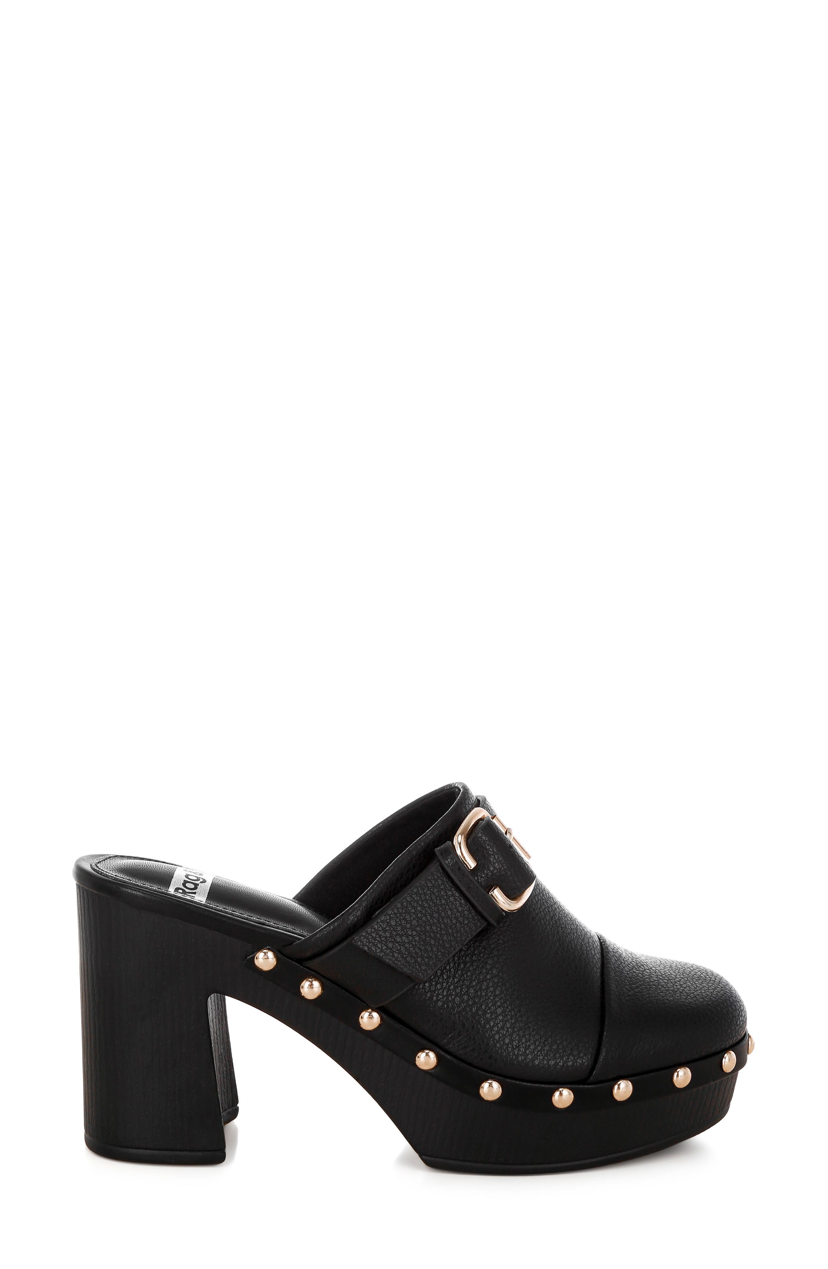 Rag & Co Septim Clog, Alternate, color, Black