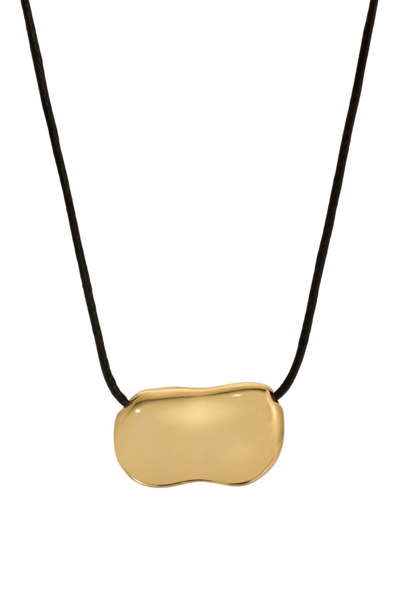 HEAVEN MAYHEM Pebble Necklace, Main, color, Gold/Black