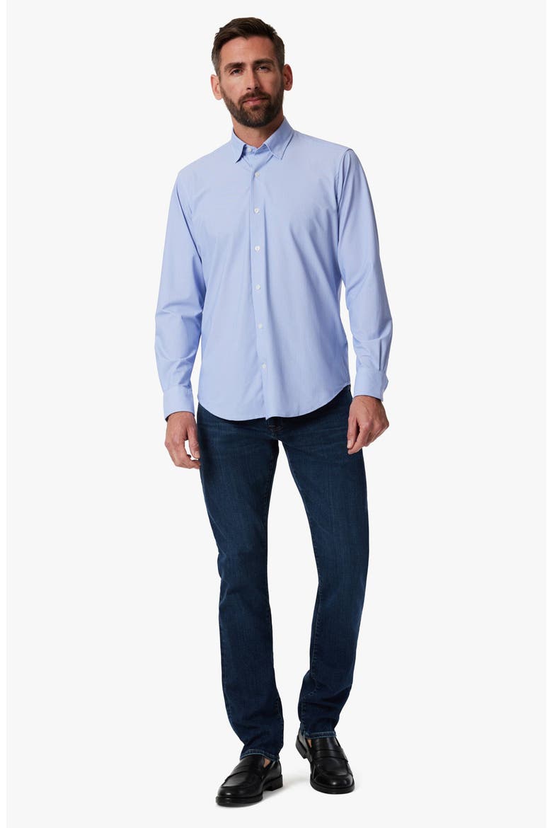 Geometric Button-Up Shirt, Alternate, color, BLUE