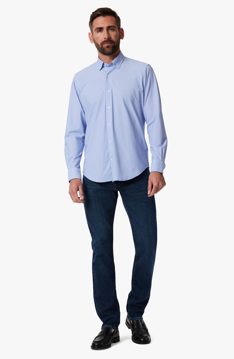 34 Heritage Geometric Button-Up Shirt, Alternate, color, Blue