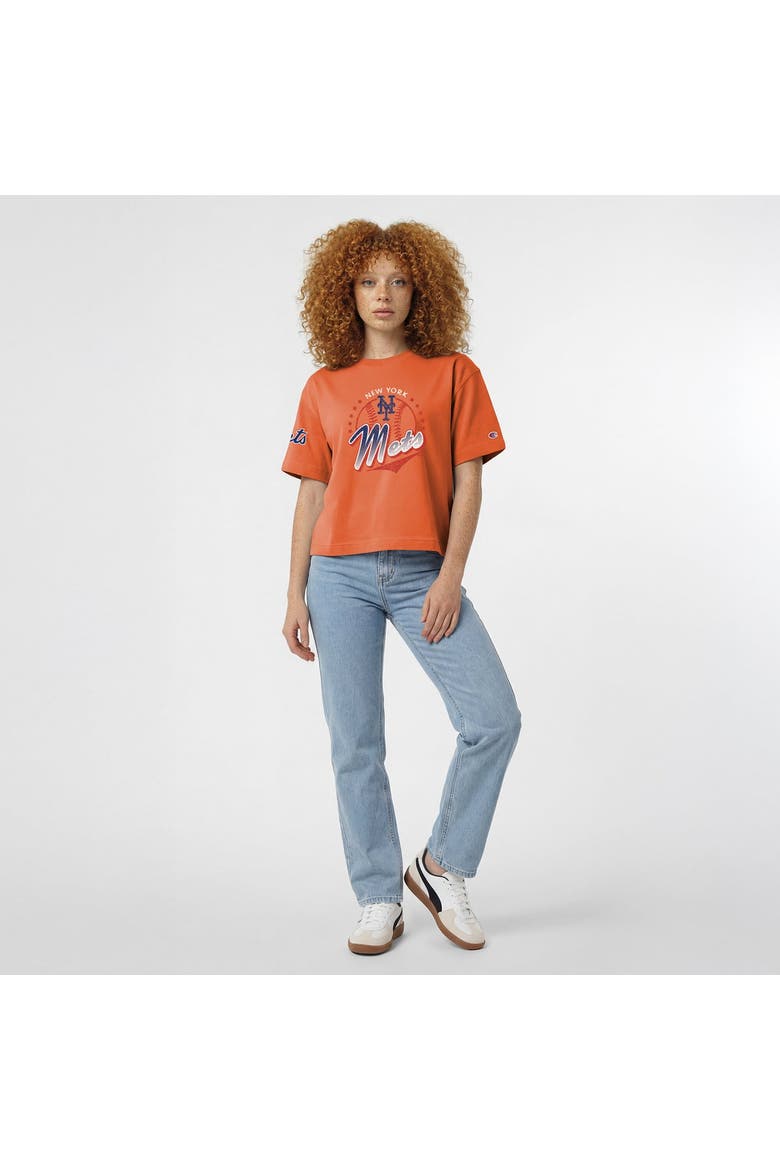 Women's Champion Orange New York Mets All-Star T-Shirt, Alternate, color, Orange