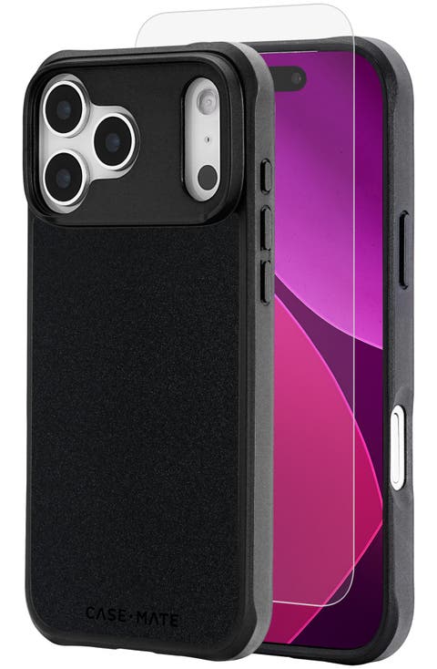 Protection Pack Tough Magsafe Case And Glass Screen Protector For Apple Iphone 17 Pro Max