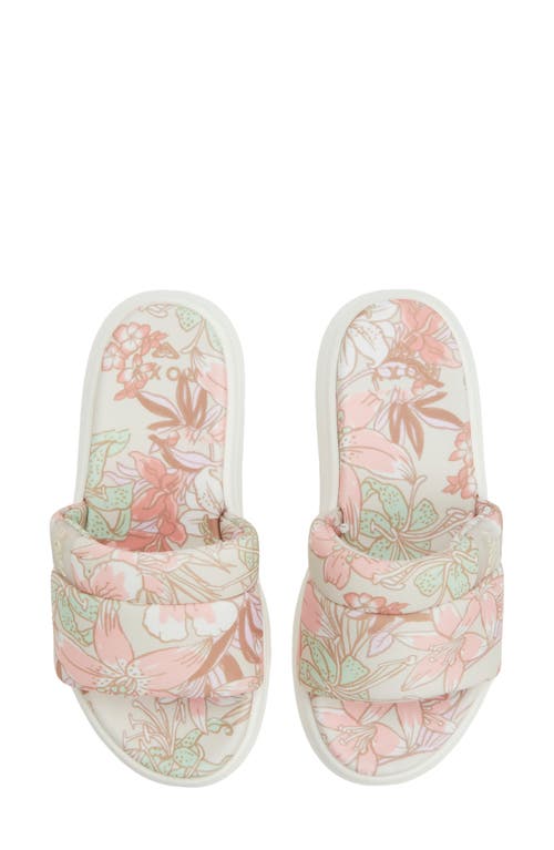 Roxy Gelato Lux Slide Sandal In Other Pink