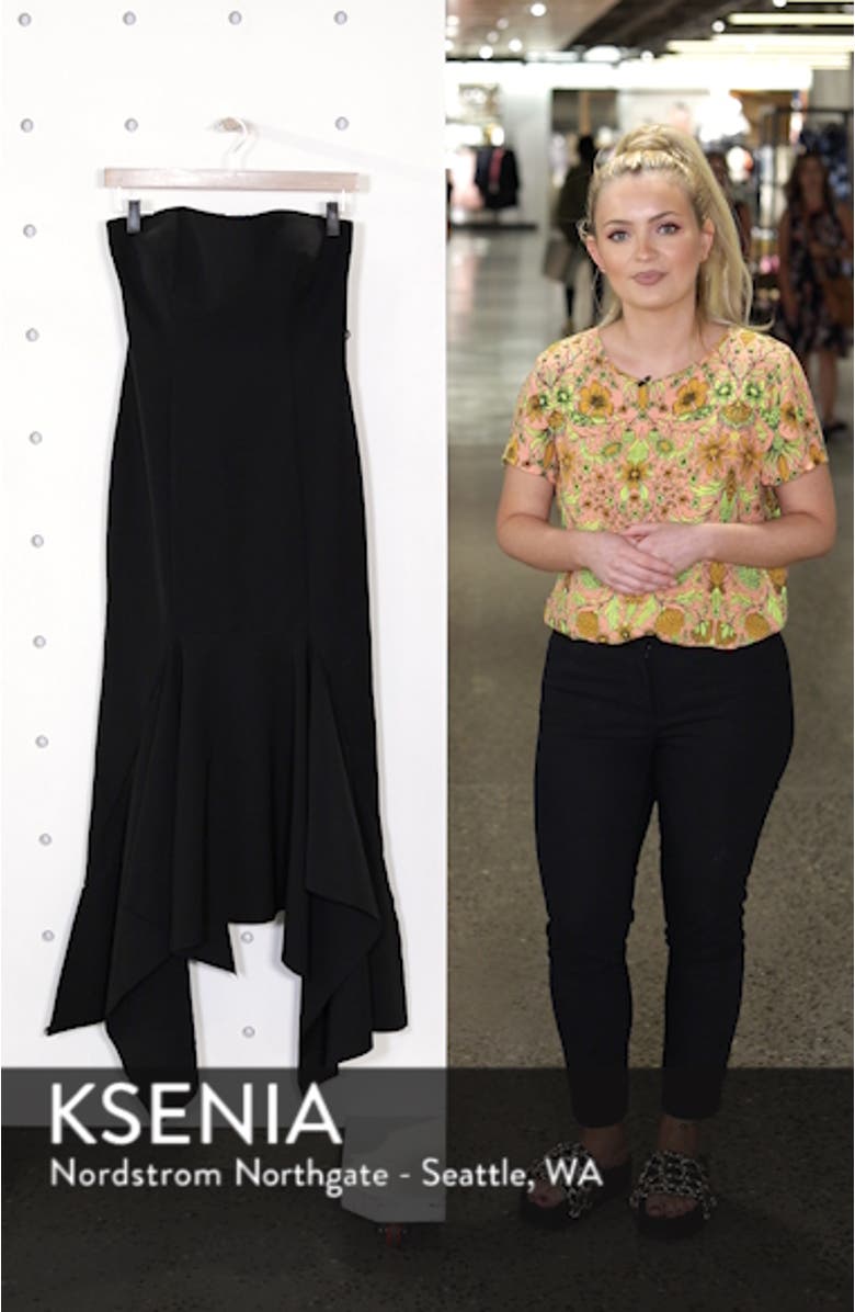 Strapless Midi Dress, sales video thumbnail