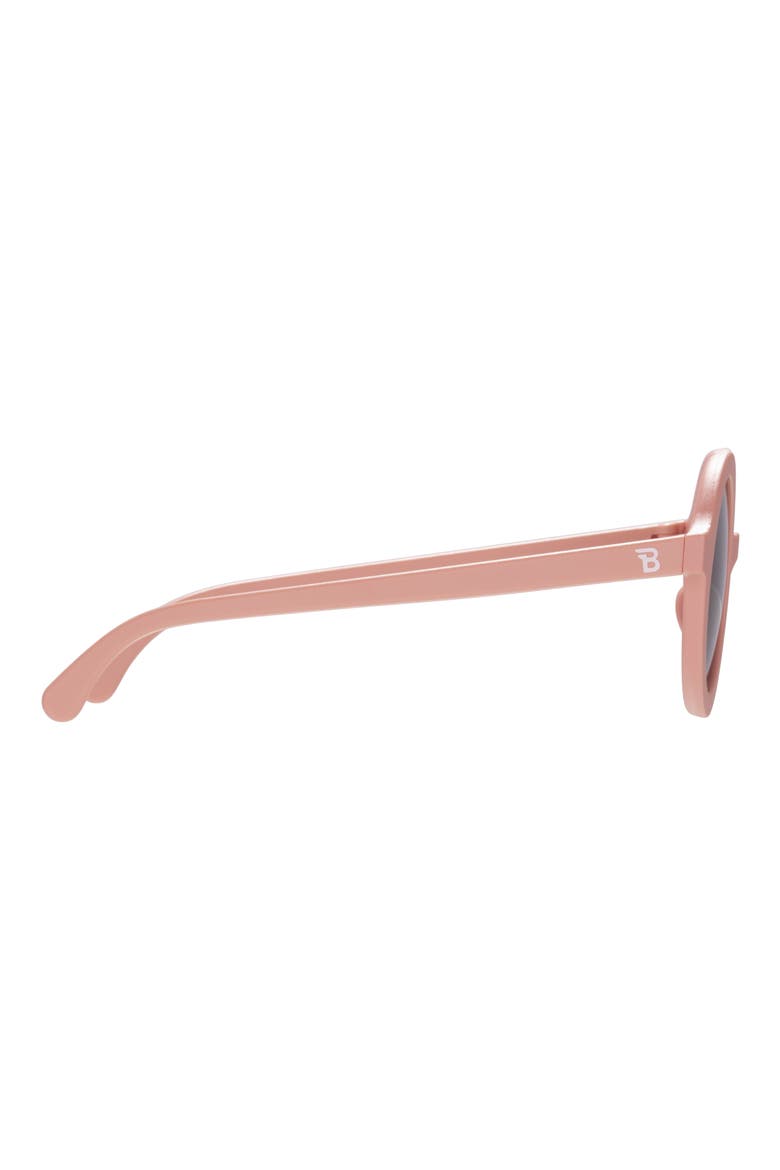 Kids' Tortoise Round Sunglasses, Alternate, color, PEACHY KEEN
