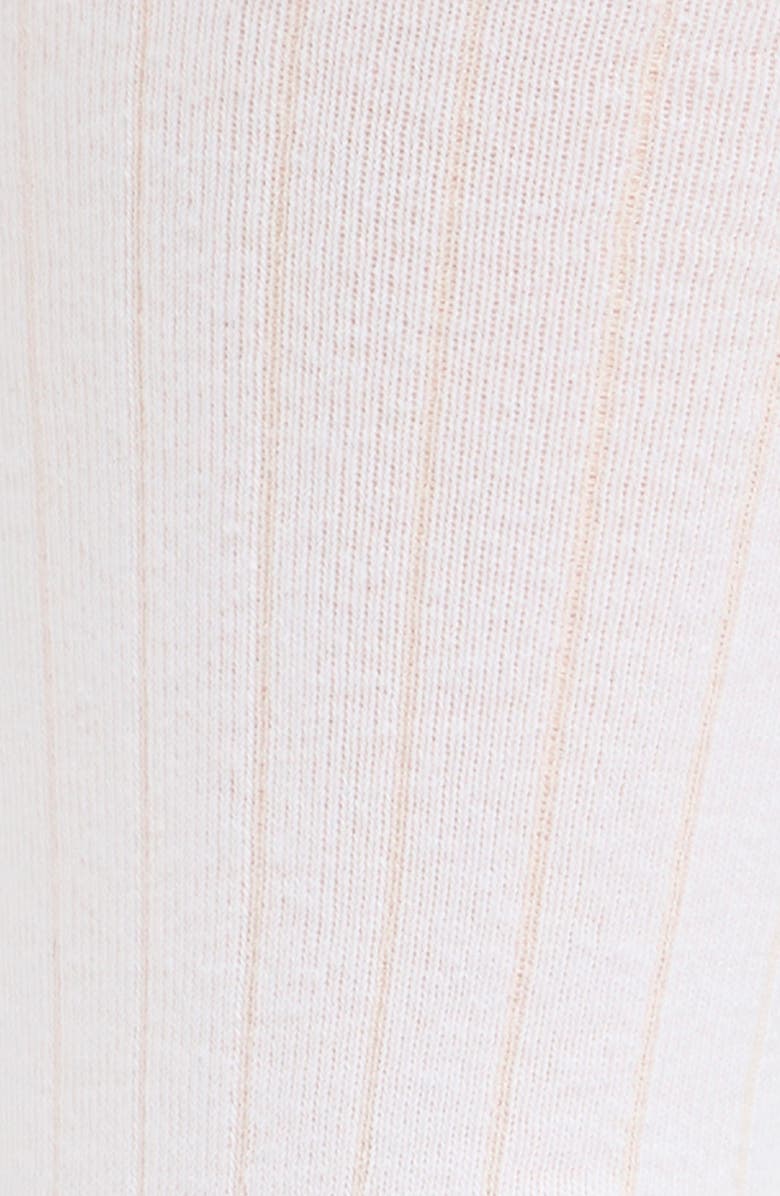 Nordstrom Ribbed Cotton Blend Crew Socks, Alternate, color, 