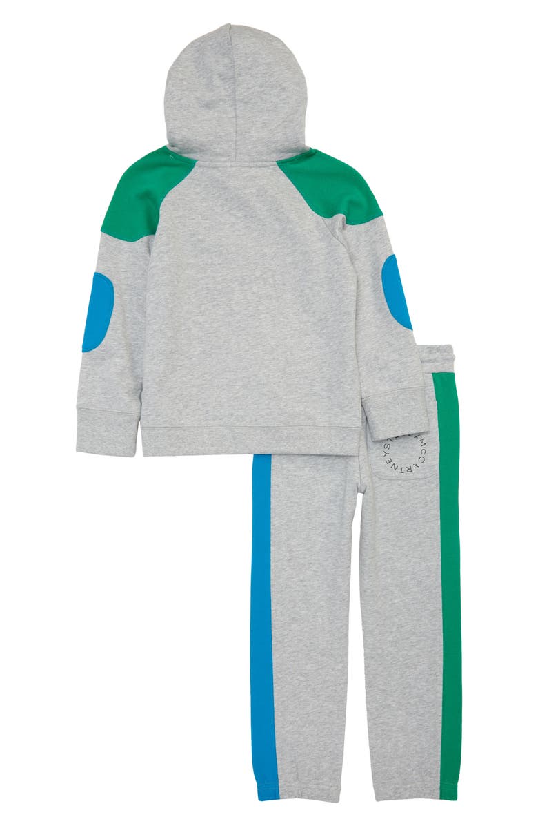 Stella McCartney Kids Kids' Colorblock Cotton Tracksuit Set, Alternate, color, 