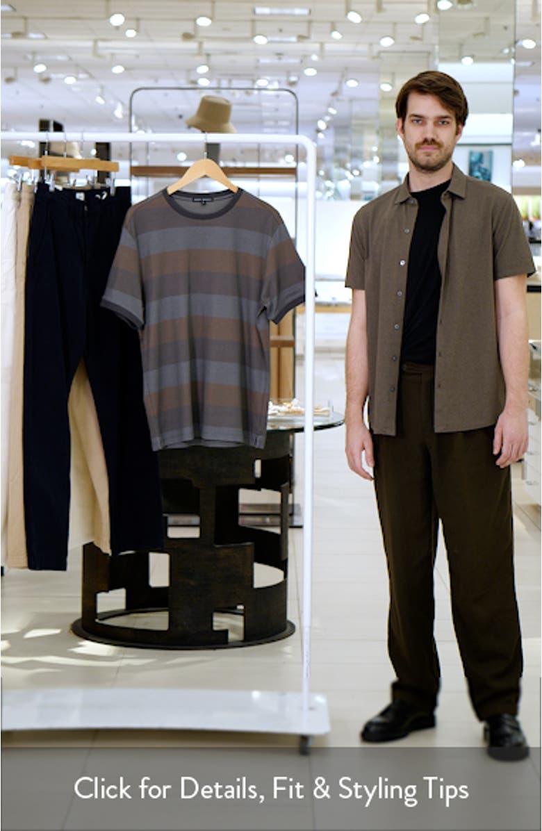 Morning Lake Short Sleeve Crewneck T-Shirt, sales video thumbnail