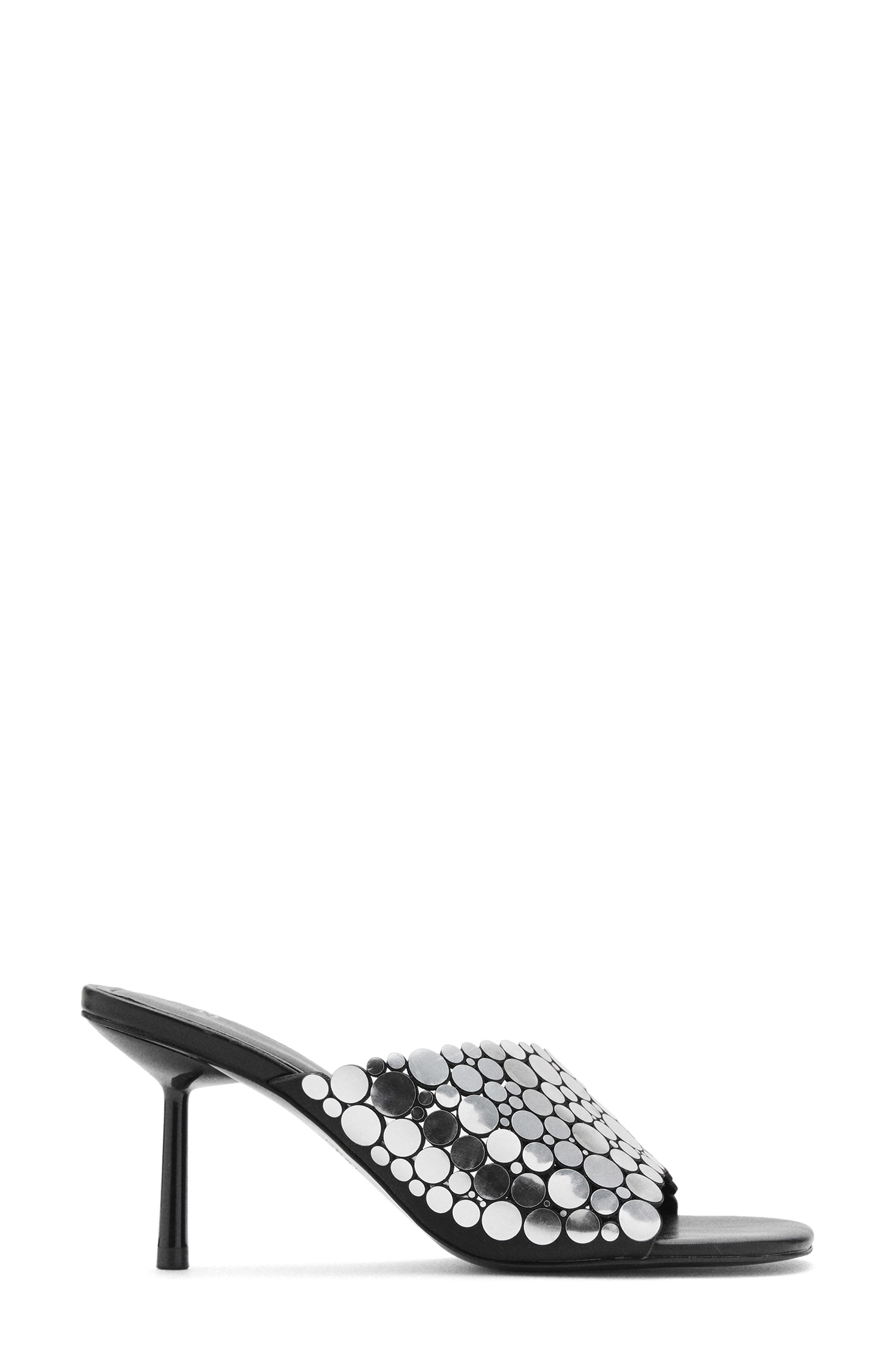 MANGO Metallic Deco Sandal, Alternate, color, 