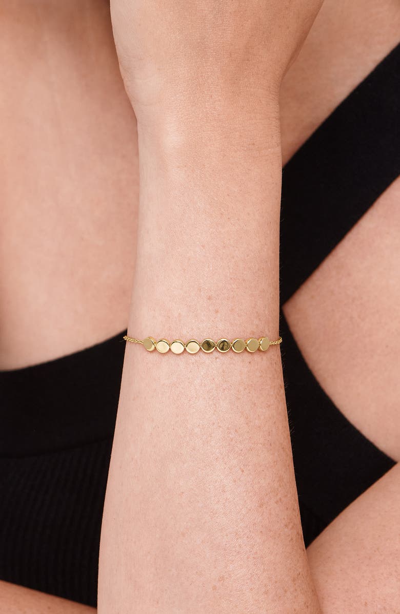 DEVATA Round Link Bracelet, Alternate, color, Gold