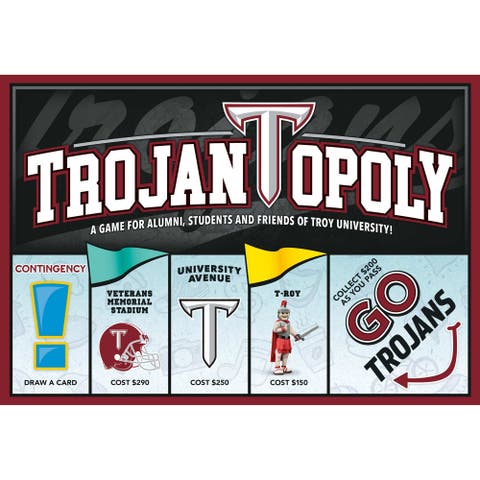 Troy University Trojanopoly Monopoly Board Game