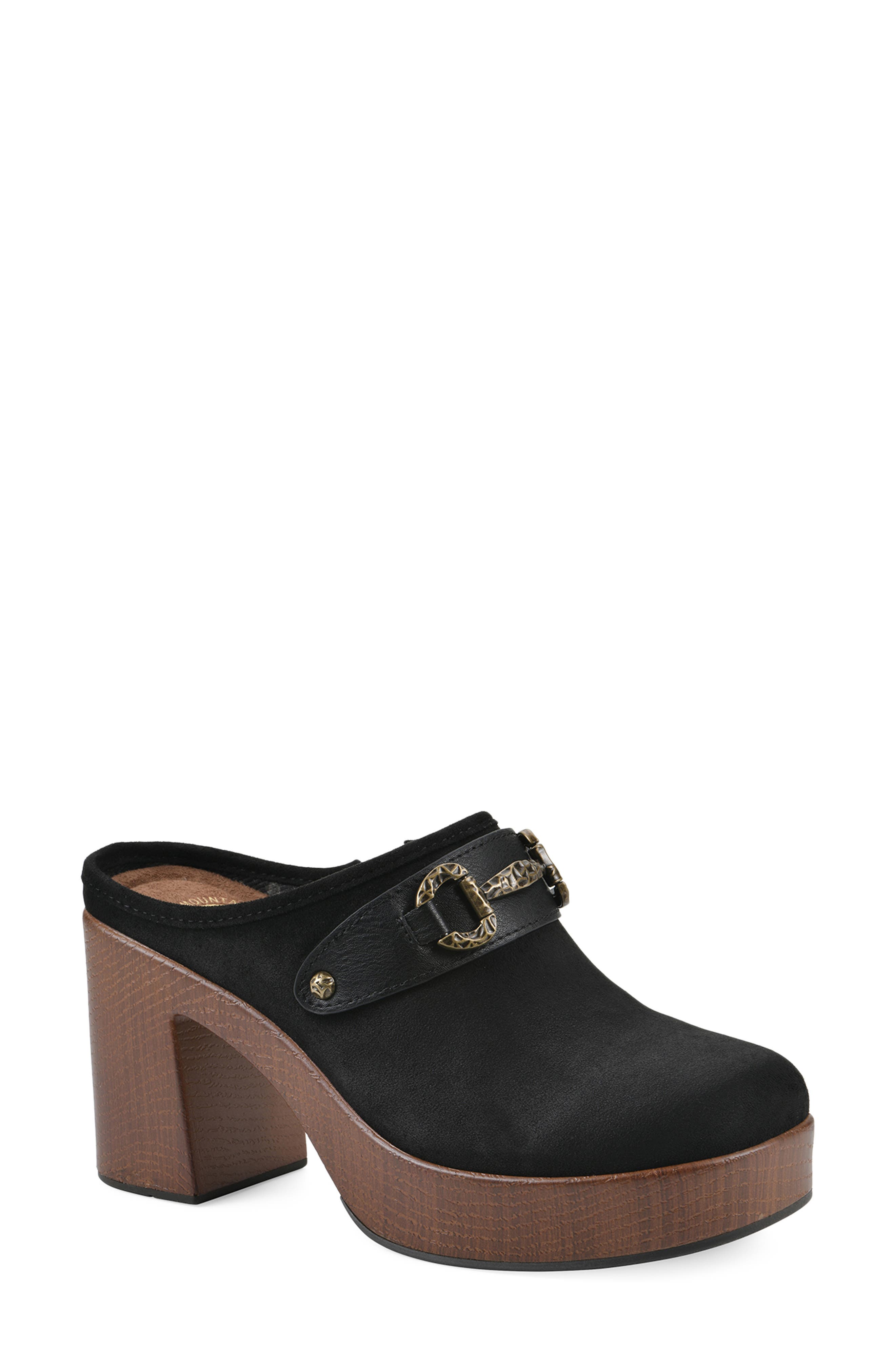 Barleys Platform Clog, Main, color, BLACK MULTI